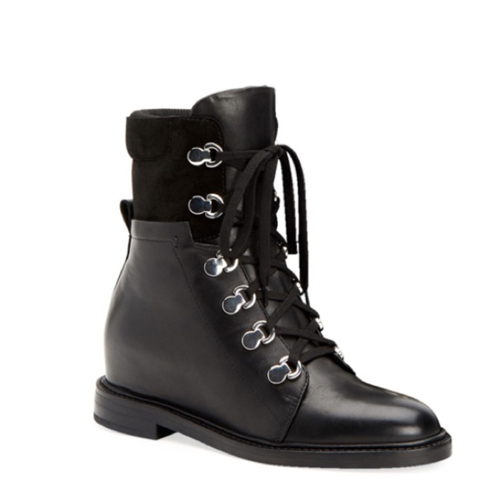 NWOT AQUATALIA Clarisa Leather And Suede Booties